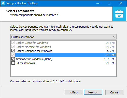 Setup - Docker Toolbox