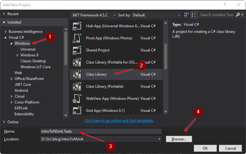 Add new unit test project